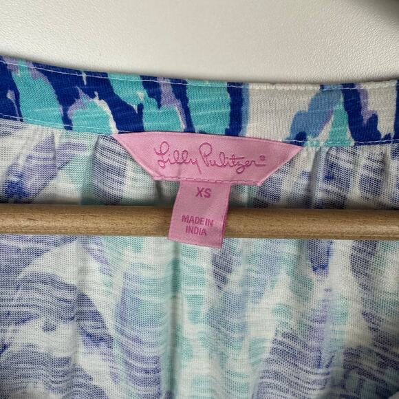 Lilly Pulitzer Womens Del Lago Tunic in Multi Salt in the Air Sz XS Preppy Beach - Picture 8 of 12